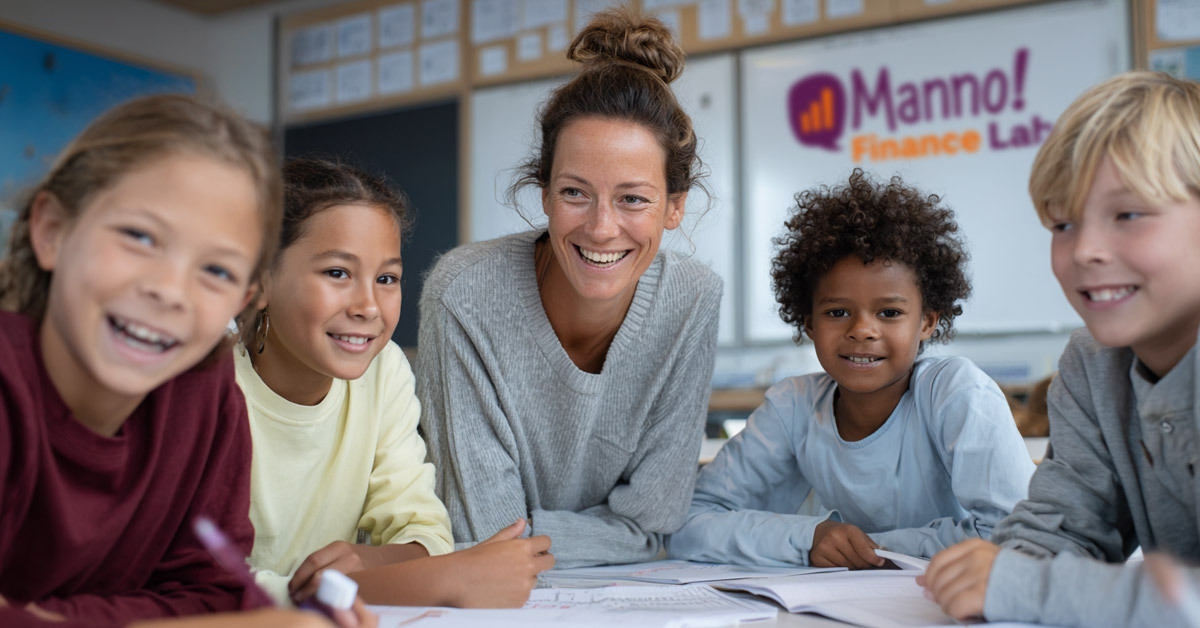 Eine Klasse bei der Projektarbeit